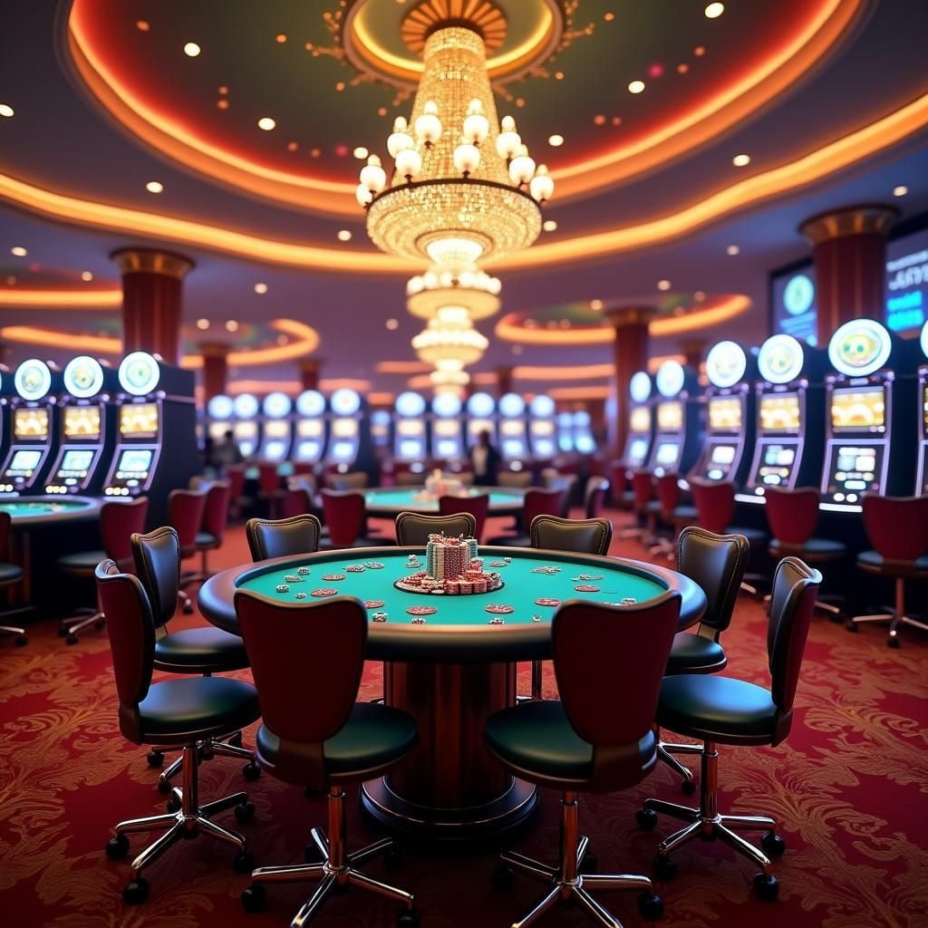 Final live casino scene with 7555 app safety and privacy reminders